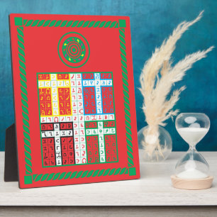 Enochian Fire Elemental Tablet Plaque