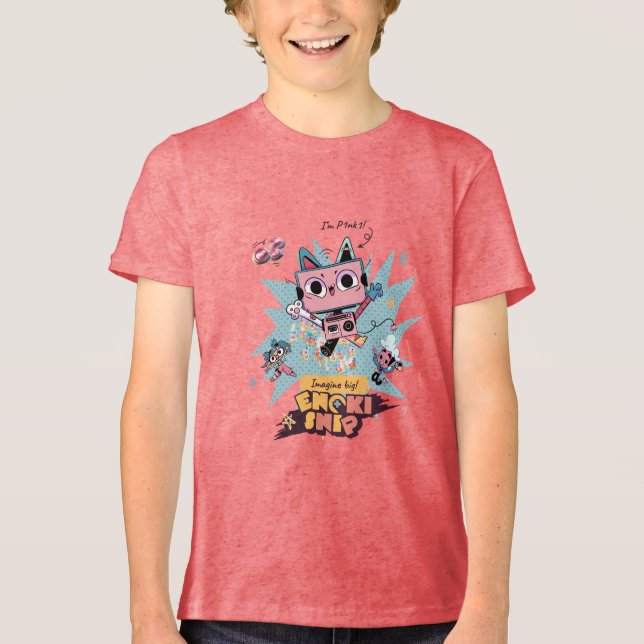 Enoki&Snip P1nk1 Tri-Blend Shirt (Front)