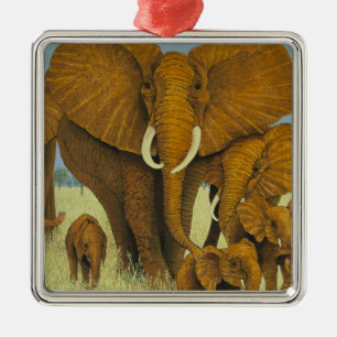 Enormous but caring metal tree decoration