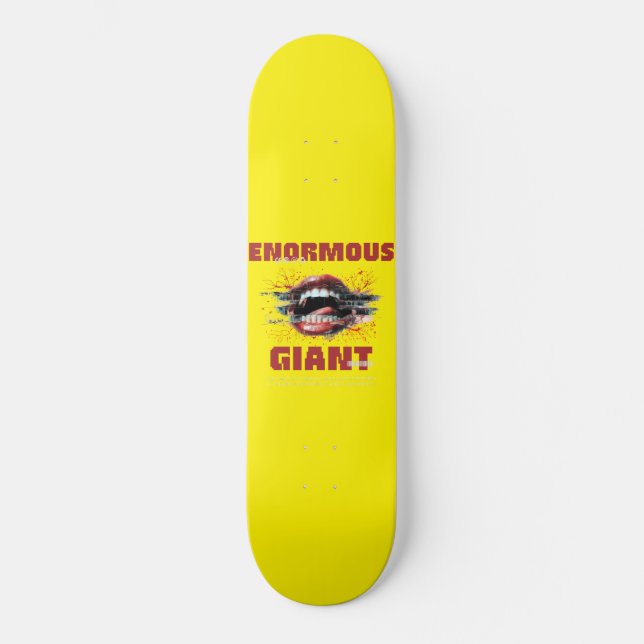 Enormous Giant Decks: Speak the Truth Skateboard (Front)