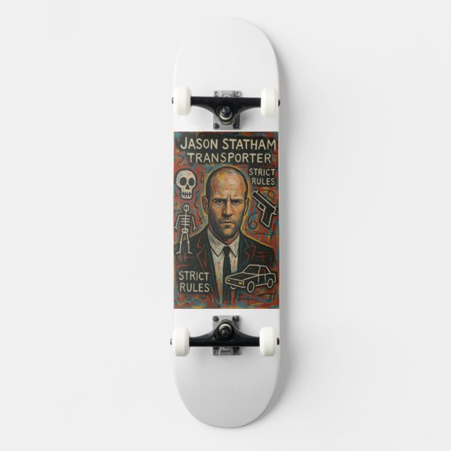 Enormous Giant Deckz Art STRICT RULES Skateboard (Front)