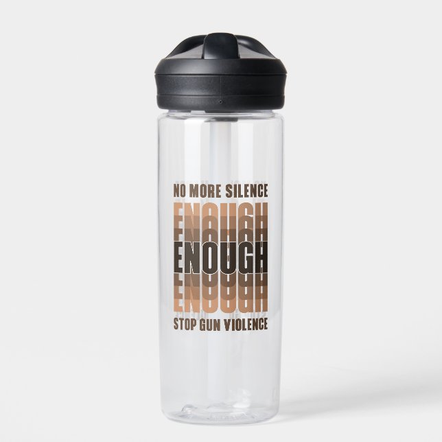 Enough | 20oz water bottle (Front)