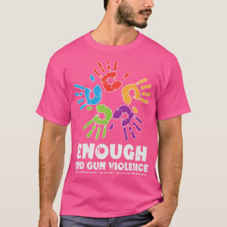 Enough End Gun Violence Protect Orange Mum Dad Par T-Shirt