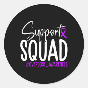 Enough End Overdose Overdose Awareness Classic Round Sticker