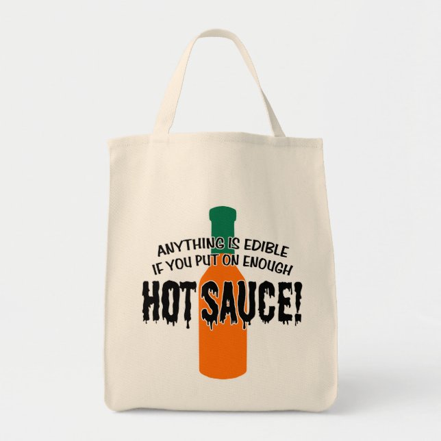Enough Hot Sauce Tote Bag (Front)