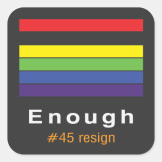 Enough Rainbow Sticker