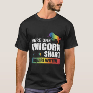 Enquire Within Funny Polyamory Unicorn Hunting A P T-Shirt