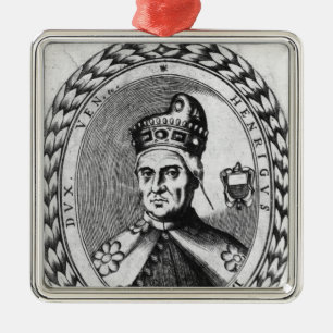 Enrico Dandolo Metal Tree Decoration