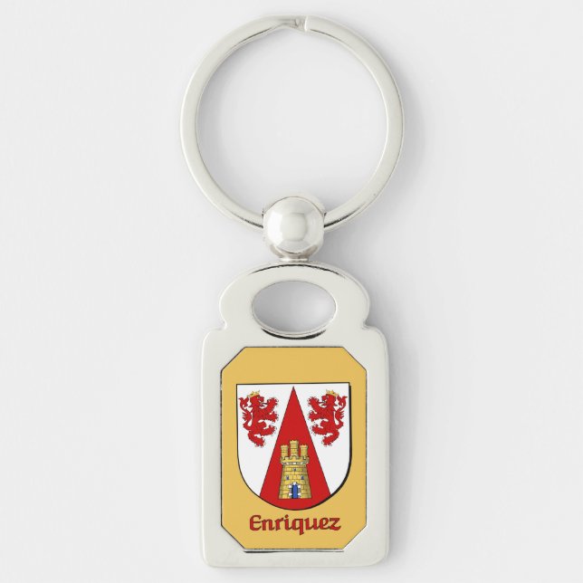 Enriquez Historical Shield Key Ring (Front)