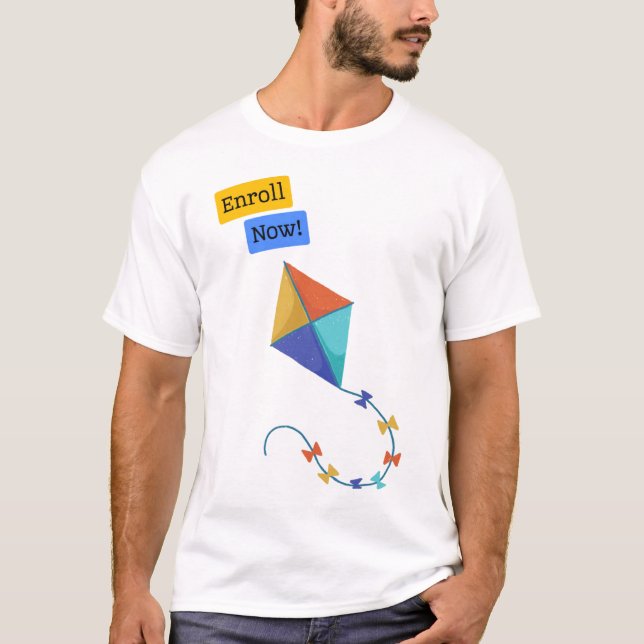 “Enrol Now ” t-shirt  (Front)