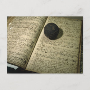 Enrolment book form the time of the Battle Postcard