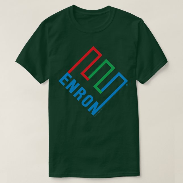 Enron Retro Vintage T-Shirt (Design Front)