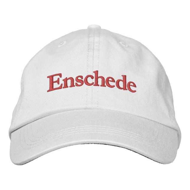 Enschede Embroidered Baseball Cap (Front)