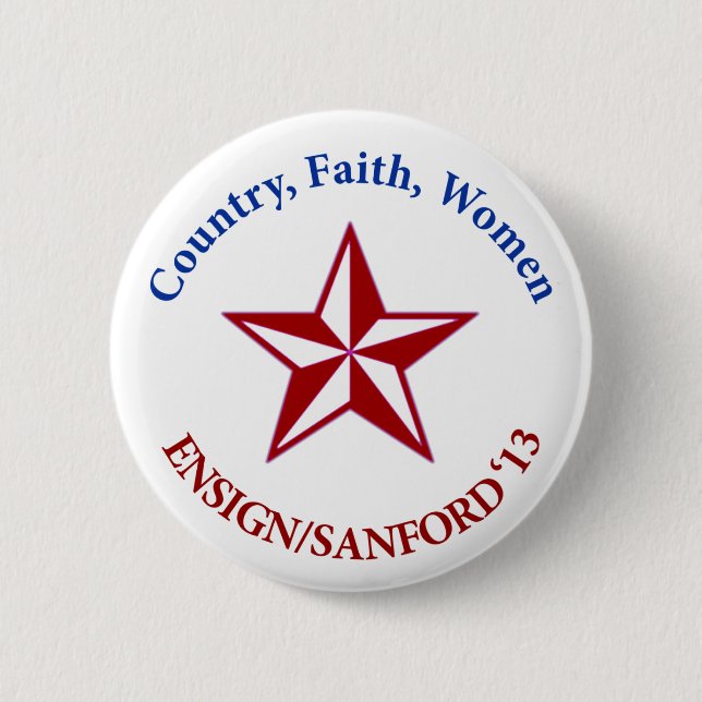Ensign Sanford 2013 6 Cm Round Badge (Front)