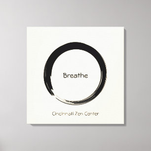 Enso Circle Canvas Print