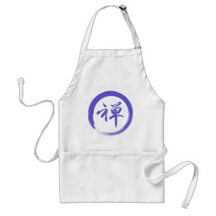 Enso Symbol with Zen Symbol Standard Apron