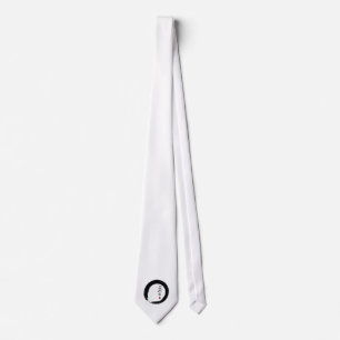 Enso with Japanese for "Artist" Tie