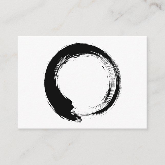 Enso Zen Circle Advice Card (Front)