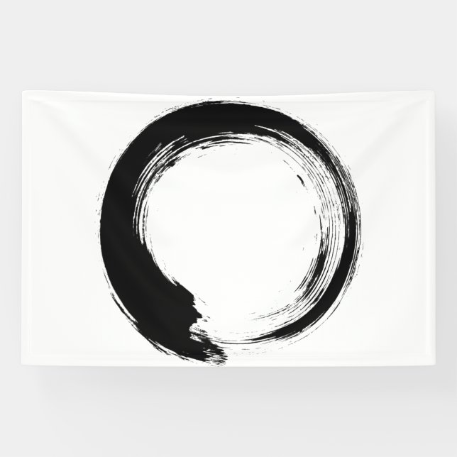 Enso Zen Circle Banner (Horizontal)