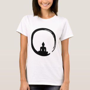 Enso, Zen, Circle, Buddha Meditation Japan Calligr T-Shirt