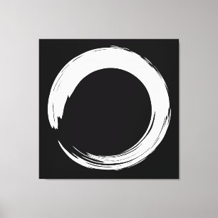 Enso Zen Circle Canvas Print
