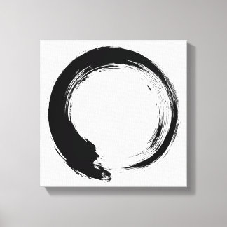 Enso Zen Circle Canvas Print