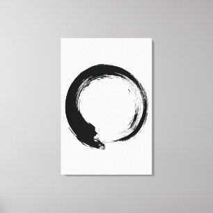 Enso Zen Circle Canvas Print