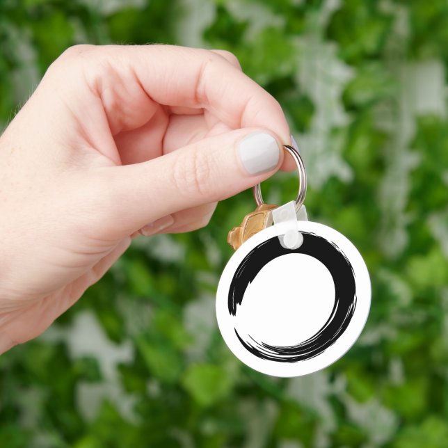  Enso Zen Circle Key Ring (Hand)