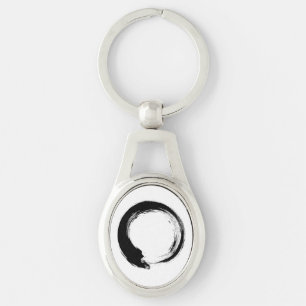 Enso Zen Circle Keychain