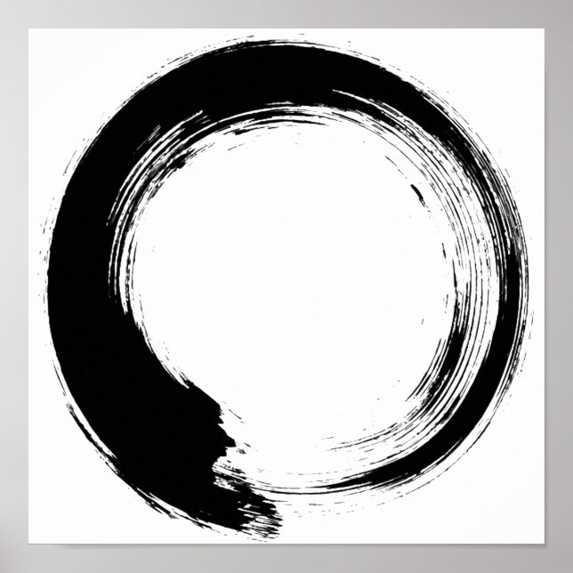 Enso Zen Circle Poster (Front)