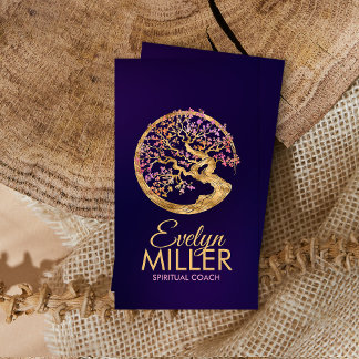 Enso Zen Circle Sakura Tree - Pastel Blossom Business Card