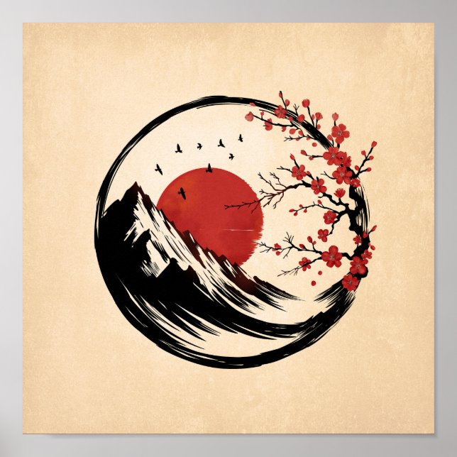 Enso Zen: Dawn's Tranquillity Poster (Front)