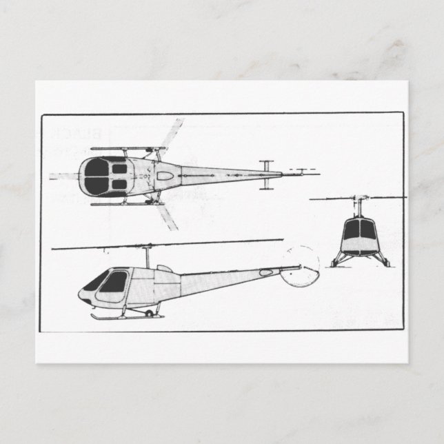 Enstrom-F28 Postcard (Front)