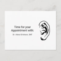 ENT Appointment Reminder Postcard
