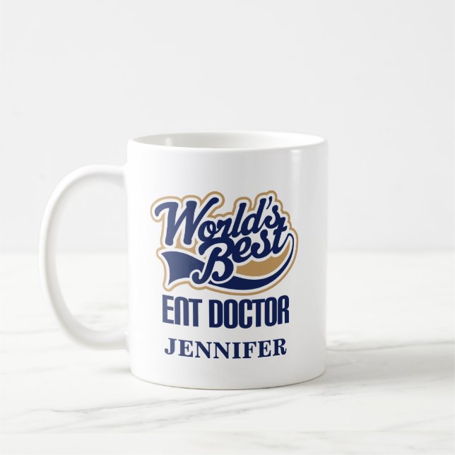 ENT Doctor Personalised Mug Gift (Left)