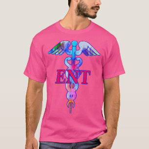 Ent Ear Nose  Throat Doctors Caduceus Otolaryngolo T-Shirt