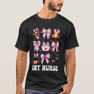 ENT Nurse Otolaryngology Ear Nose Throat Girl Mum T-Shirt