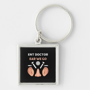 ENT Otolaryngology Otorhinolaryngologist    Key Ring