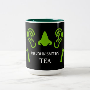 ENT Otolaryngology Otorhinolaryngologist Two-Tone Coffee Mug