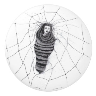 "Entangled" Ceramic Knob