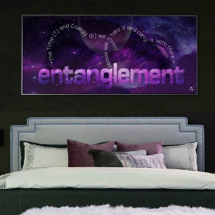Entanglement Quote Poster