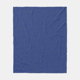 Ente auf Blau Kaleidoscope Small Fleece Blanket