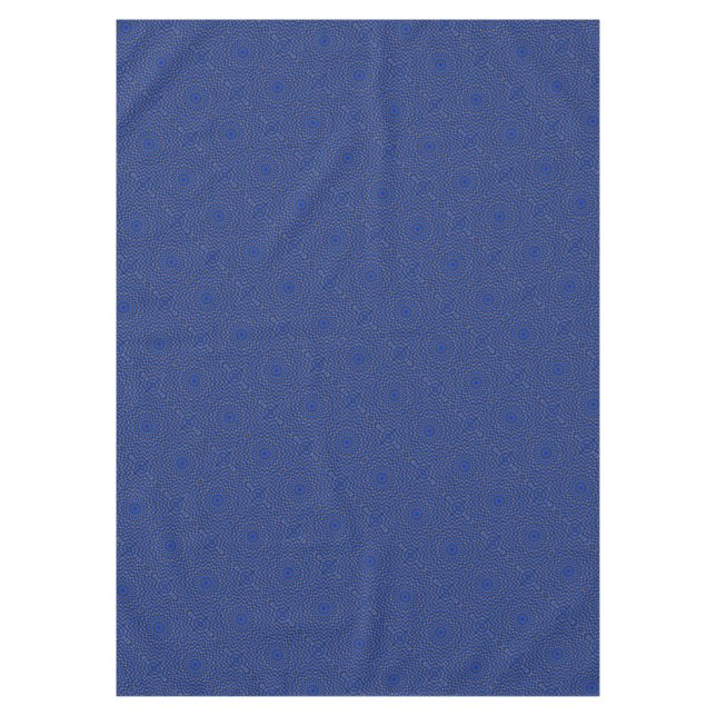 Ente auf Blau Kaleidoscope Small Tablecloth (Front)
