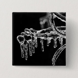 enter icy winter 15 cm square badge