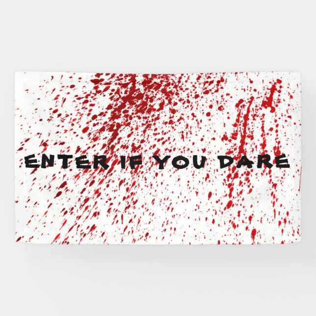Enter if you dare Decor Banner (Horizontal)