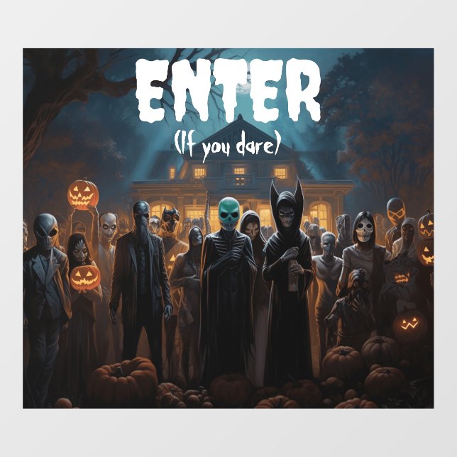 Enter if you dare Halloween Monsters  (Sheet)