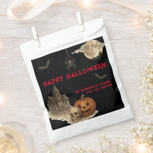 Enter If You Dare - Spooky Haunted House Halloween Favour Bags
