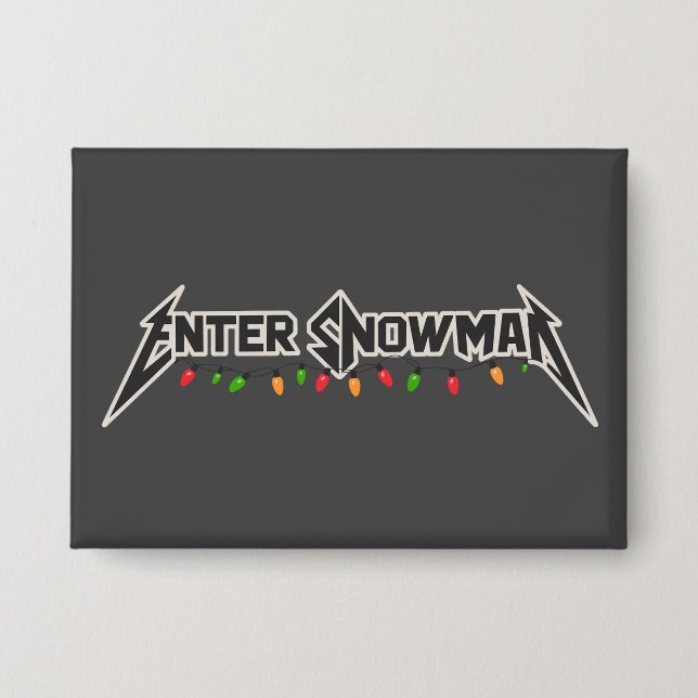 Enter Snowman Christmas Rocker Winter Rock Metal (Front)