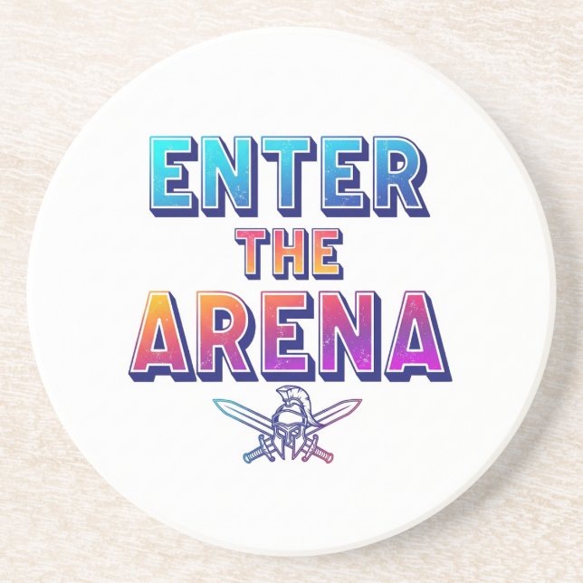 Enter the Arena. Coaster (Front)