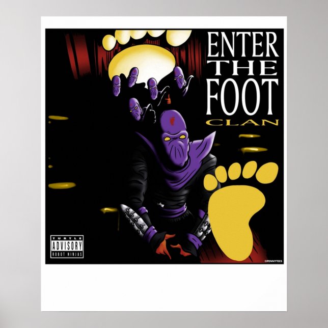 Enter The Foot Clan Poster (Front)